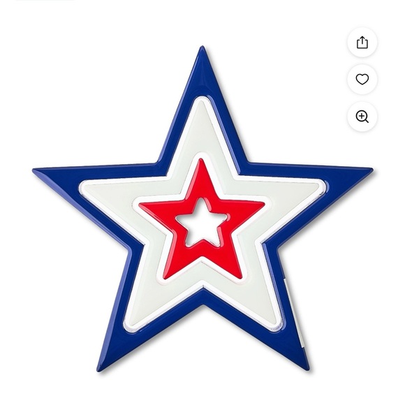 2 - 3 pc Celebrate It Patriotic Star in Red, White, and Blue - Picture 2 of 10